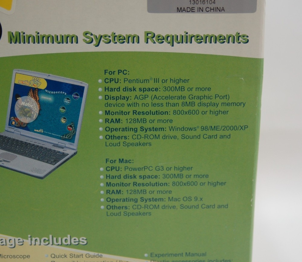 Motic DigiScope DS-300 Zoom Microscope With Digital Camera in box