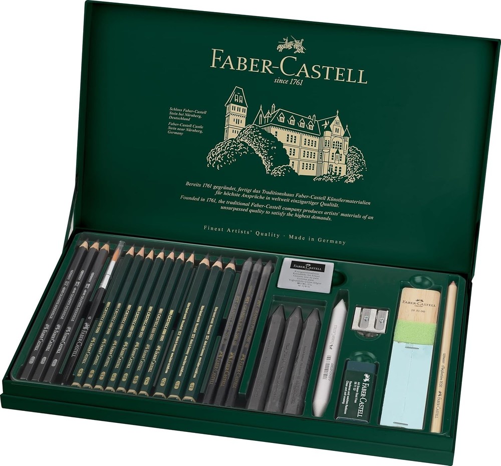 Versatile 26 Piece Water-Soluble Graphite Pencil Collection for Creative Minds