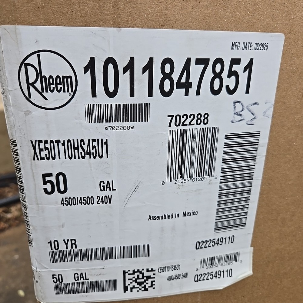 *READ DESC* Rheem Hybrid ProTerra Smart Tank 50 Gal. Water Heater XE50T10HS45U1