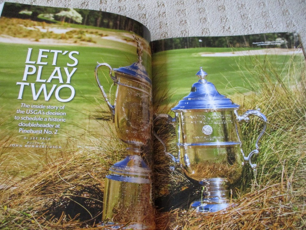 2014 US Open Official Magazine Program Pinehurst. First Back To Back Tournament