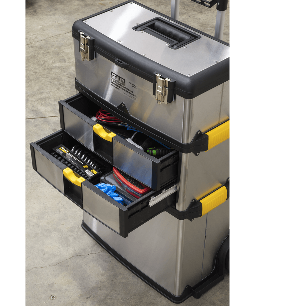 Sealey AP855 Stainless Steel Rolling Tool Box