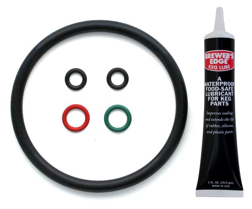 O-Ring Gasket Set with Keg Lube