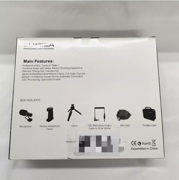 Comica CVM VM10 K2 Multi-Function Audio Mini Smartphone Video Microphone Tripod