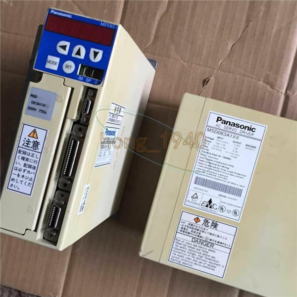 USED Panasonic Servo Driver MSD083A1XX Tested