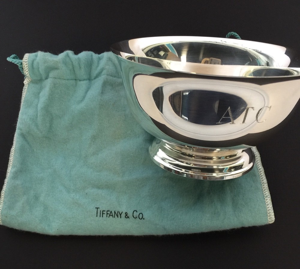 Tiffany & Co Sterling Silver 5" Bowl in Pouch