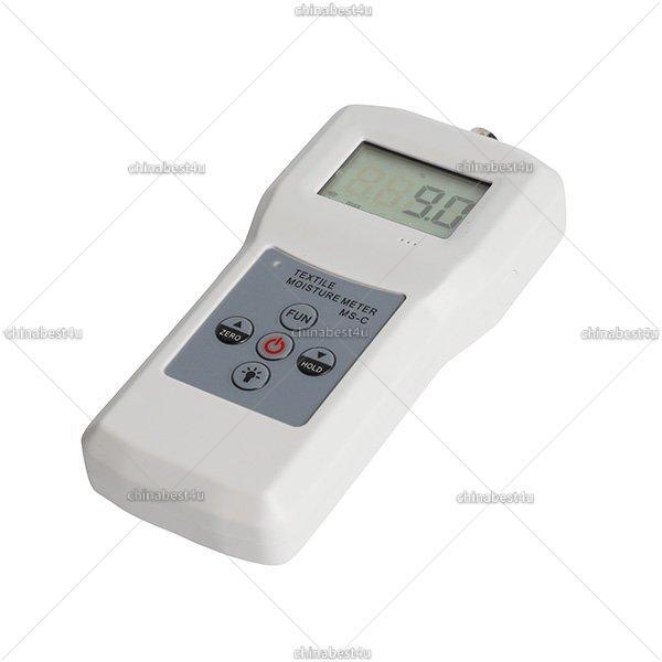 Textile Moisture Meter Tester Analyzer For Clothes Wool Yarm Moisture Measuring