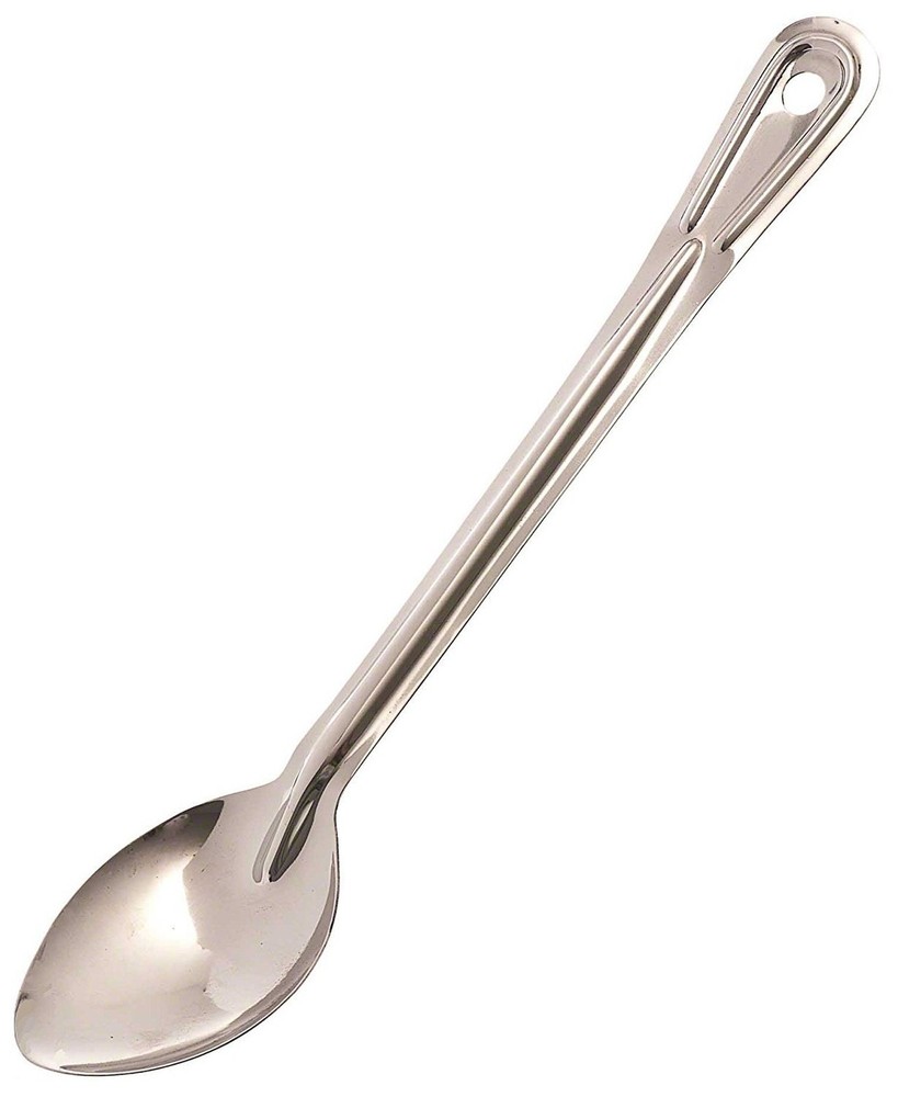 Browne 13" Heavy-Duty Conventional Solid Serving Spoon,Silver 13-Inch