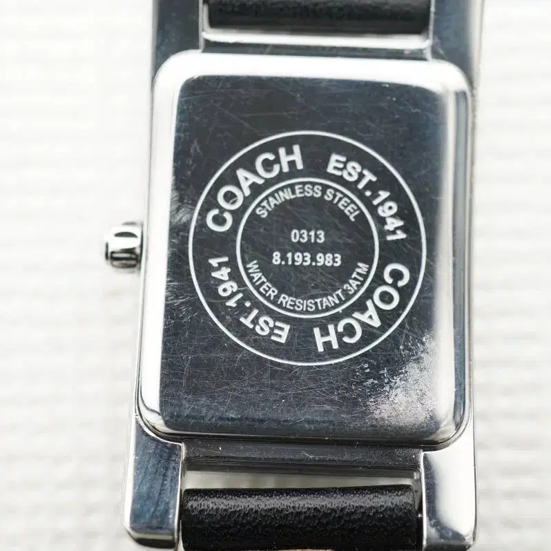 Coach Tank Mustard Square Watch Official