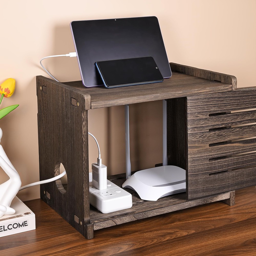 Router Shelf Projector Shelf Projector Stand Router Storage Box Modem Cable R...