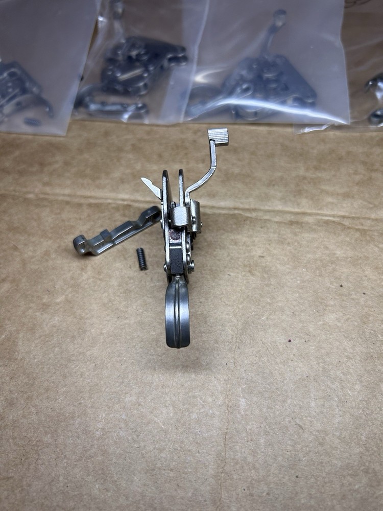 Remington 700 Trigger Assembly Adjustable Silver Safety Arm - 1 Trigger