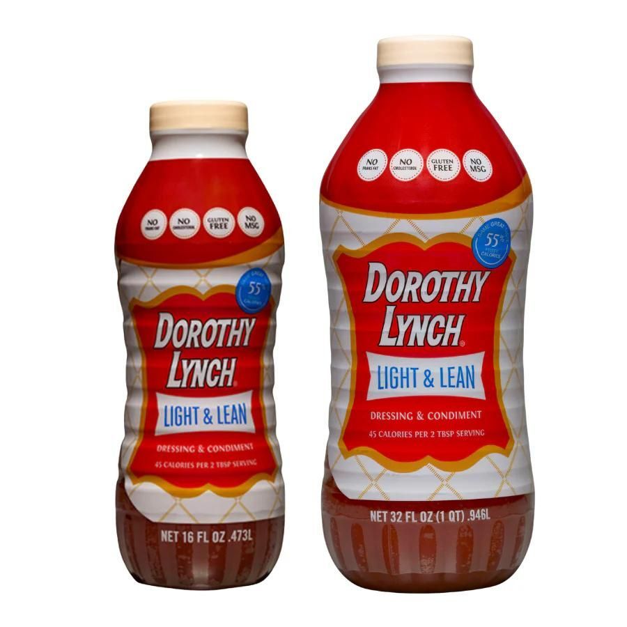 Dorothy Lynch Salad Dressing | Light and Lean | Combo Pack 16 oz. and 32 oz.