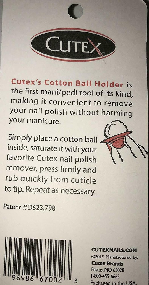 Cutex Cotton Ball Holder