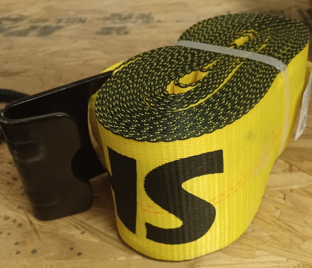Tie Down Strap 5,400lbs 4"x30' Winch Strap Flat Hook #3400018