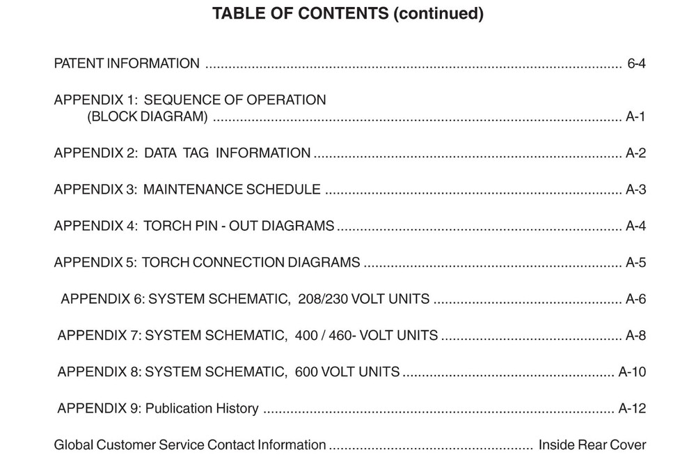 Thermal Dynamics CutMaster 81 Plasma Cutter Operating Manual *950