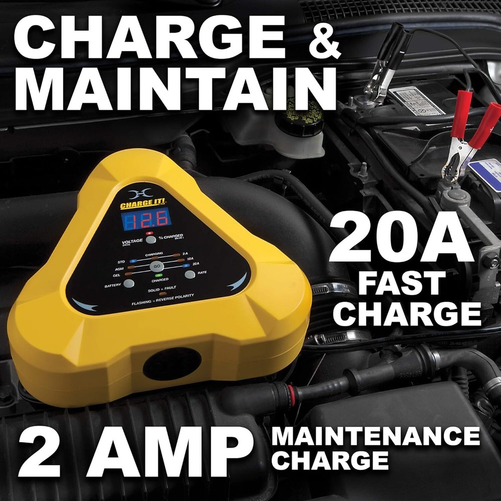 CHARGE IT! 4520 12 Volt 20 Amp Fully-Automatic Smart Battery Charger