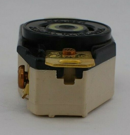 Hubbell L5-20 Black Locking Receptacle