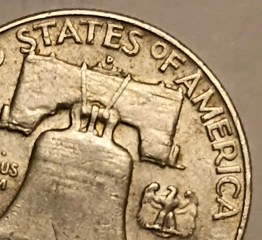 1963 Franklin Half Reverse/Front Align Error, 11.25g .9 Silver