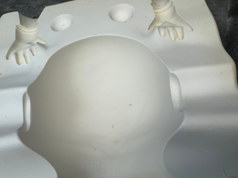 Bell Ceramic Casting Mold Doll Head & Hands Mold #2370