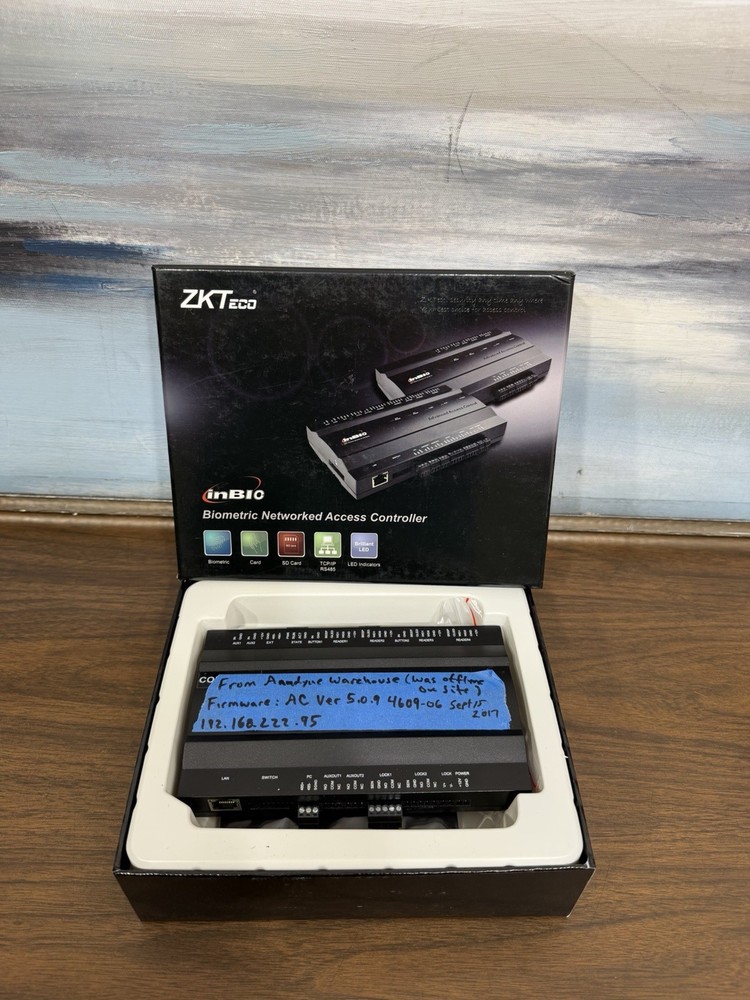 ZKTECO inBIO260 ACCESS CONTROL PANEL