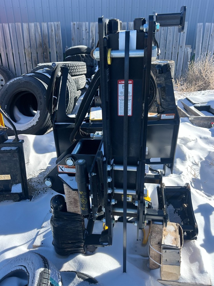 Danuser Hornet T8RR Post Pounder, excavator mount, w/ grapple,
