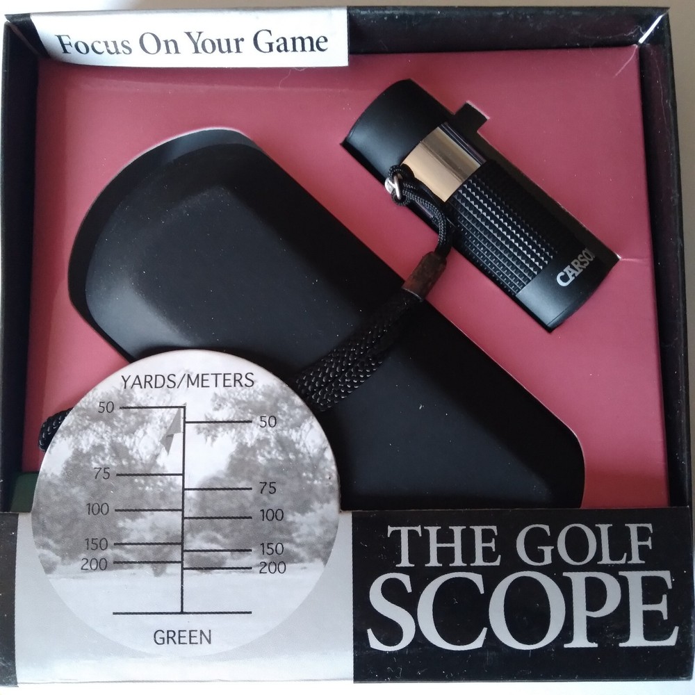 The Golf Scope Range Finder Carson Optical
