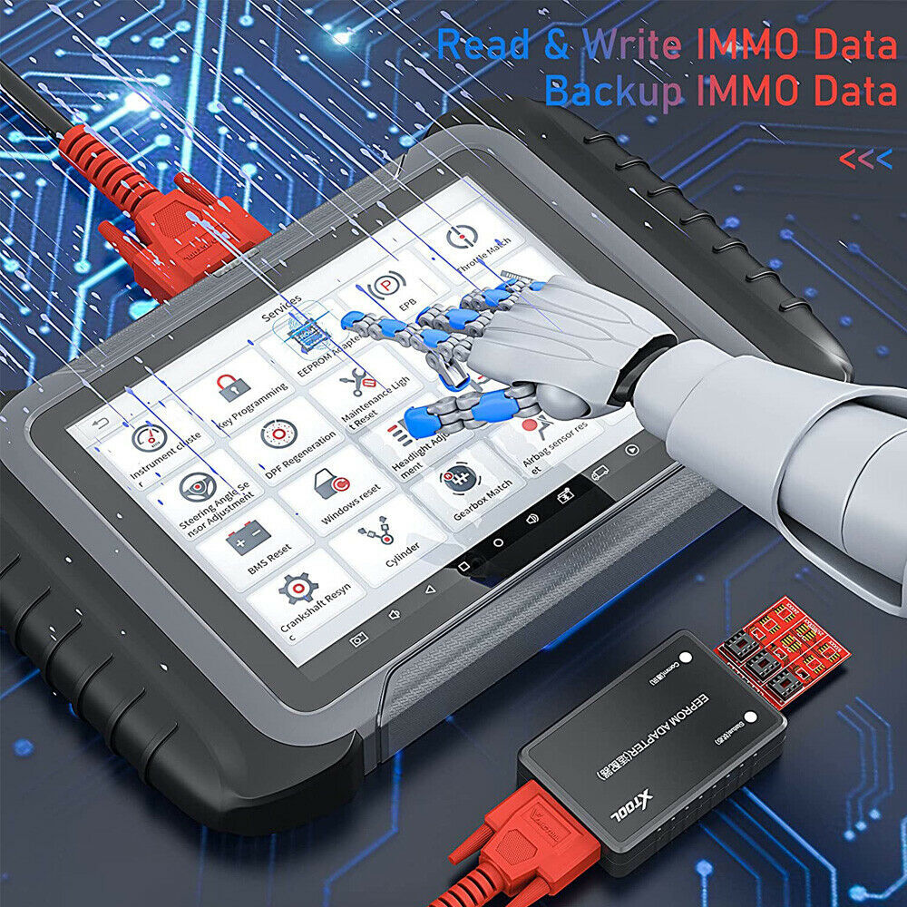 XTOOL EEPROM Adapter Write IMMO Data PIN Code Reader for D7/D8/D9/D9 Pro/PAD3