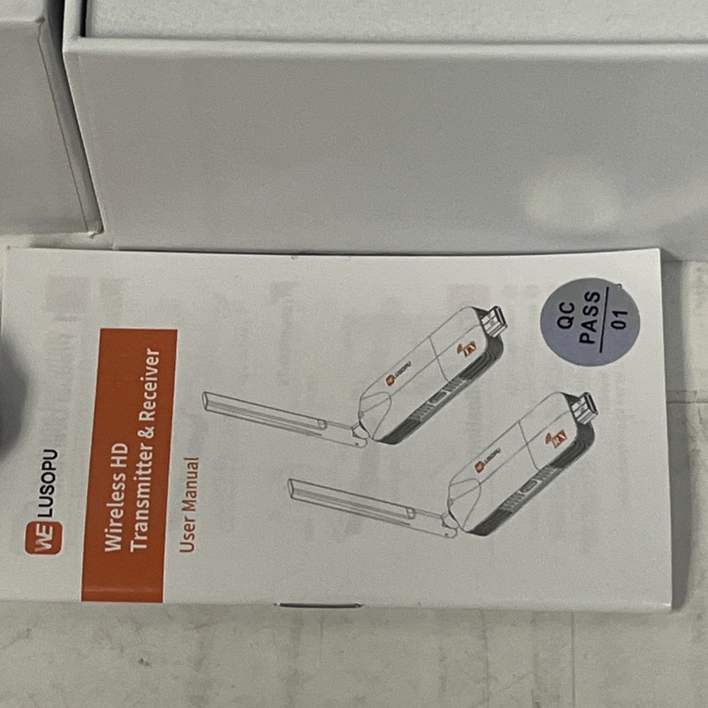 WELUSOPU HDMI Transmitter and Receiver Wireless HDMI Extender