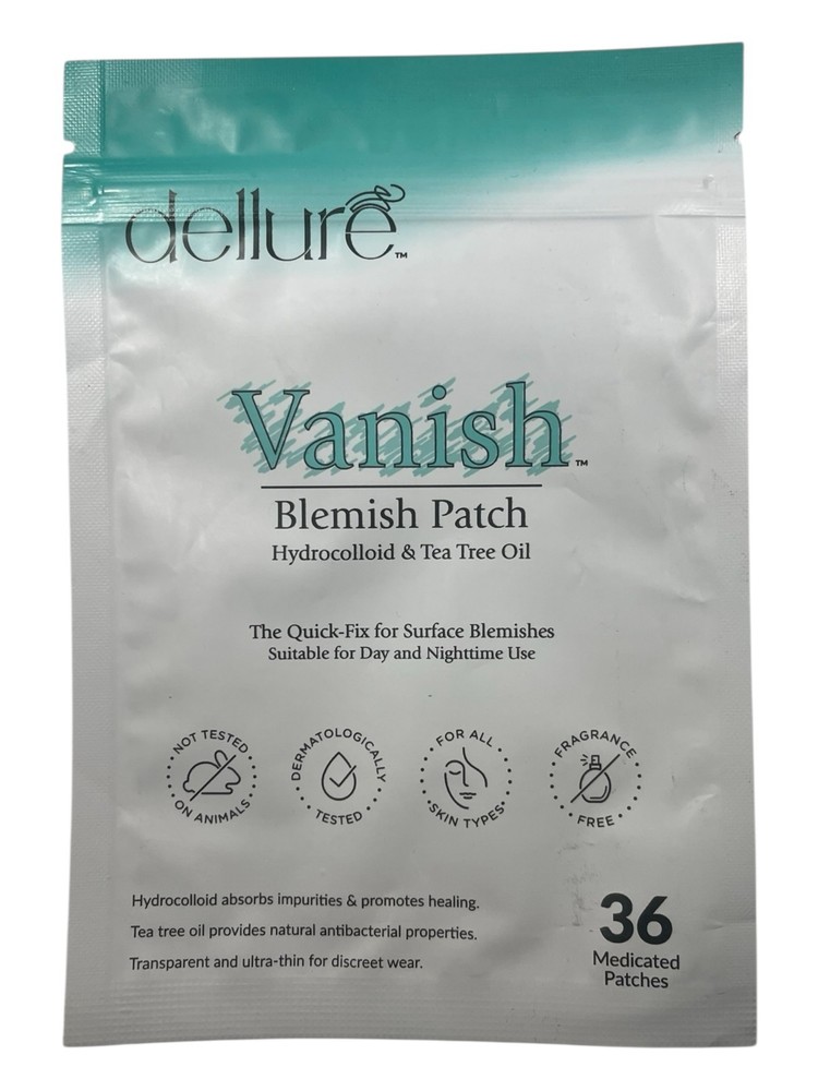 Dellure Vanish Blemish Patch - 2 PACK - 36 patches in each - Exp 03/27