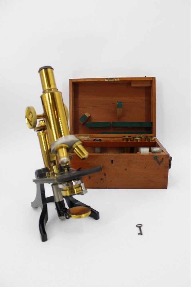 Col. E.V. Whitby’s Boxed Microscope by J.Swift & Son