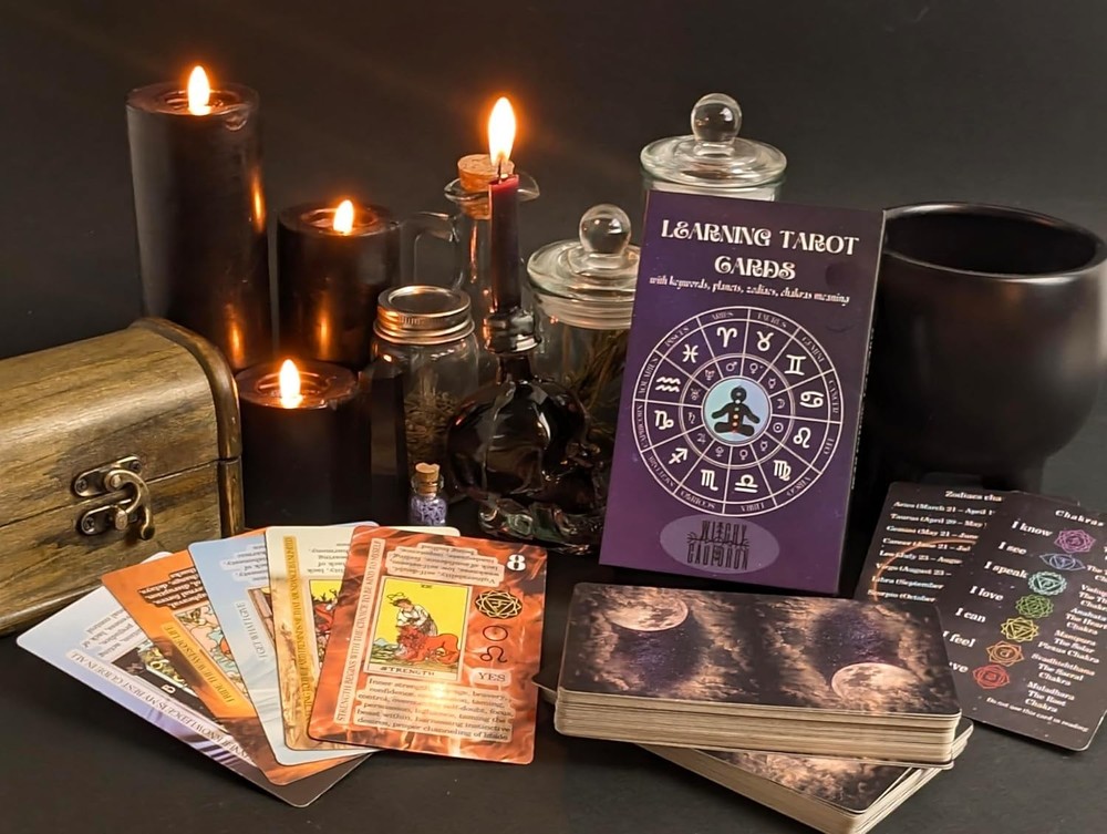 Witchy Cauldron Learning Tarot, Tarot Cards for Beginners