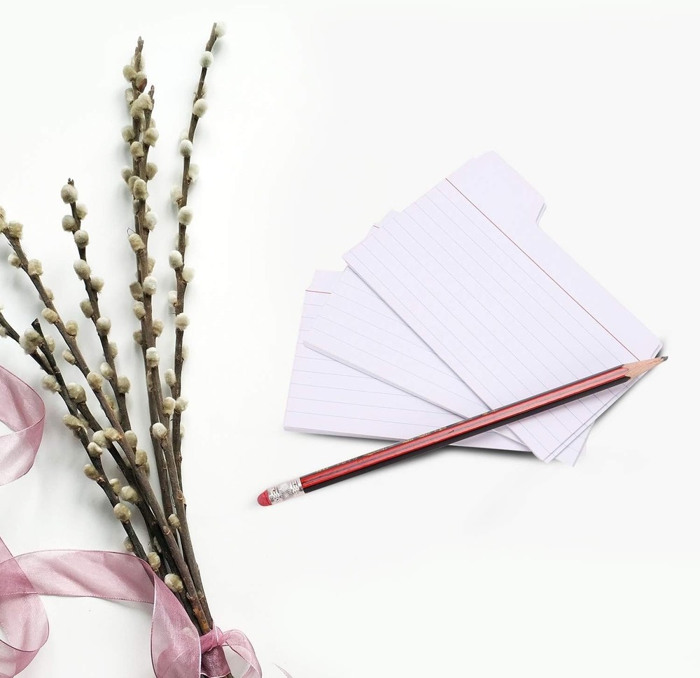 Patented Design 3x5 Tabbed Index Cards, 48-Pack for Quick Access and Efficiency