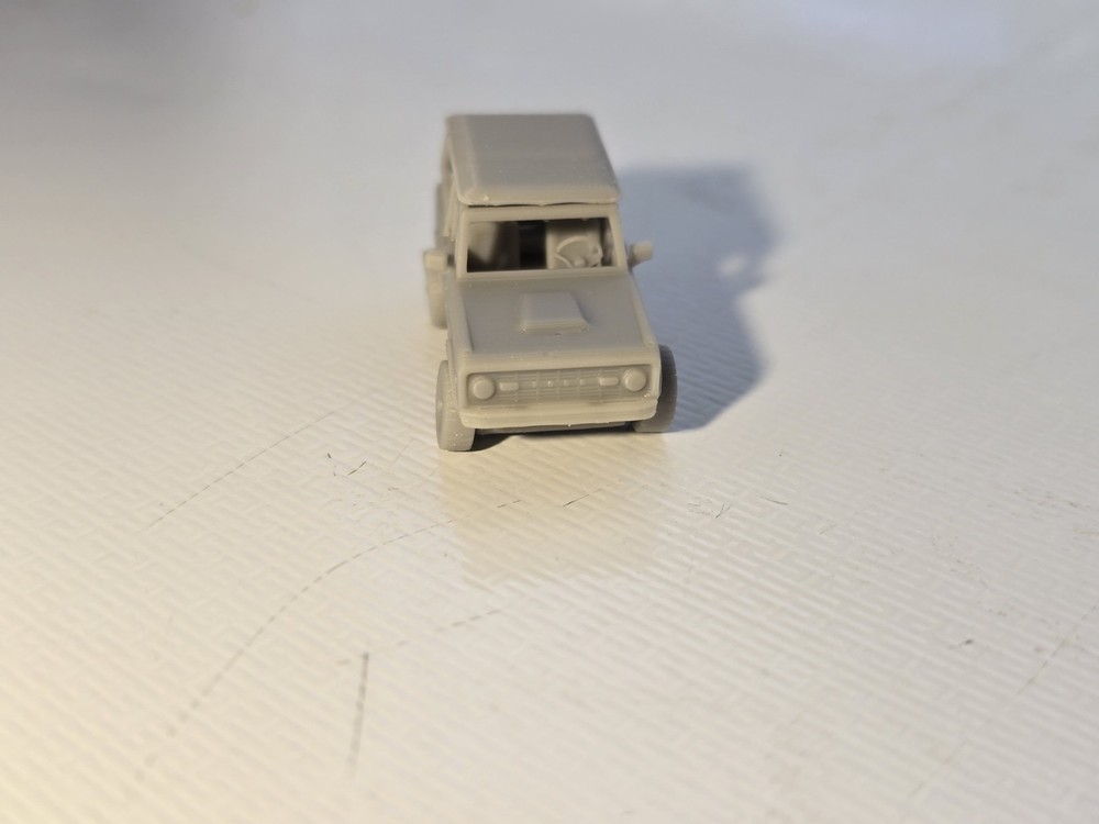 Ho Scale 1969 Ford Bronco Standard Undecorated Kit 3d Printed