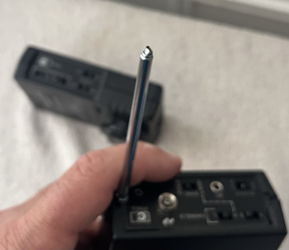 Quantum Radio Slave 4i Set Transmitter & Receiver - Frequency 'C' Tested. Works.