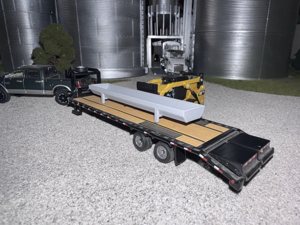 1/64 Scale 20ft Moveable Steel Feed Bunk