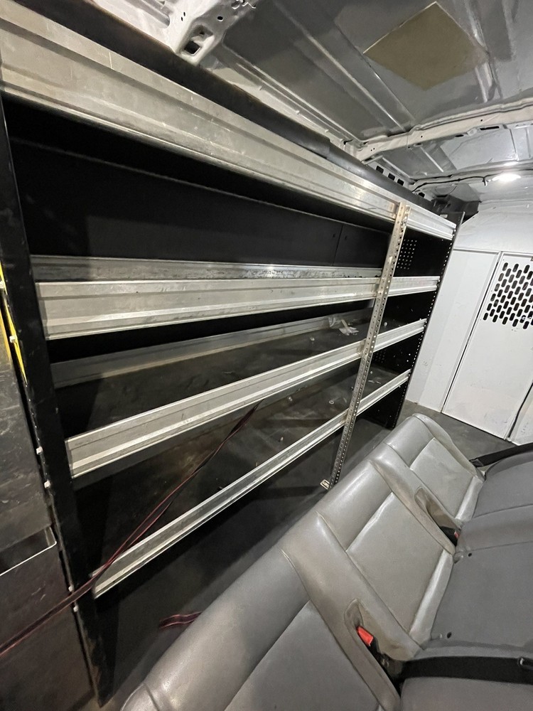 2 used cargo van shelves