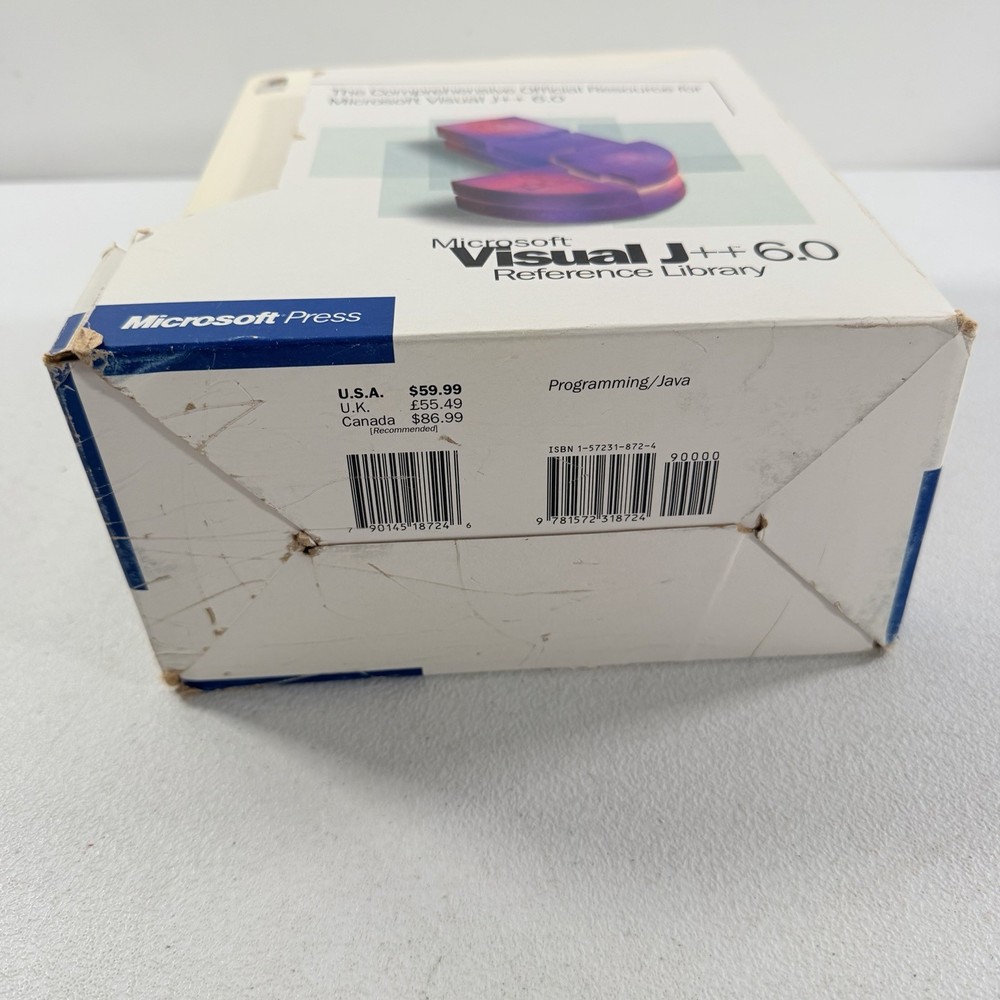 Microsoft Visual J++ 6.0 Reference Library 1998 Microsoft Press 2 Book Set