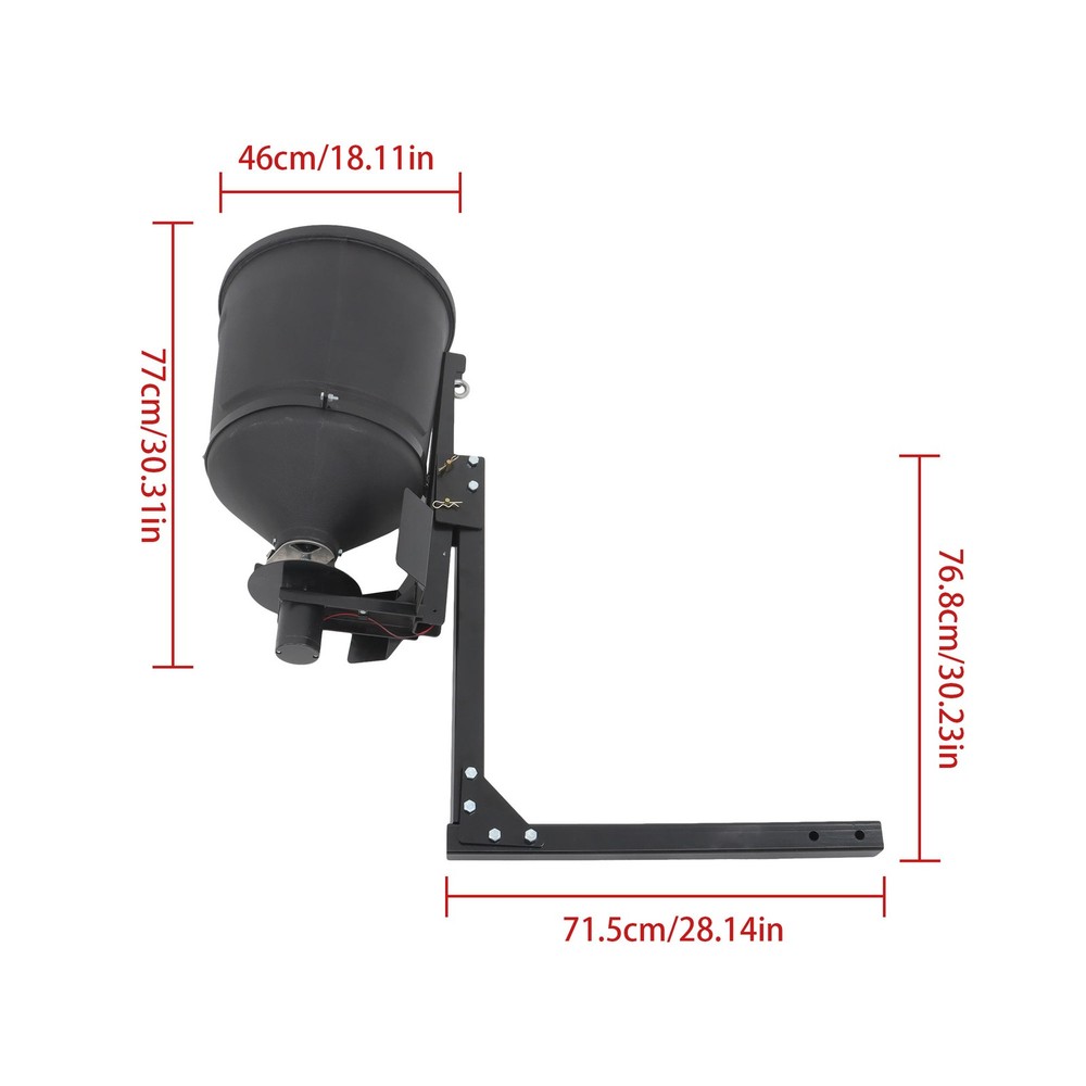 UTVS16 For Salt, Grass Seed, Fertilize...UTV Multipurpose Broadcast Spreader