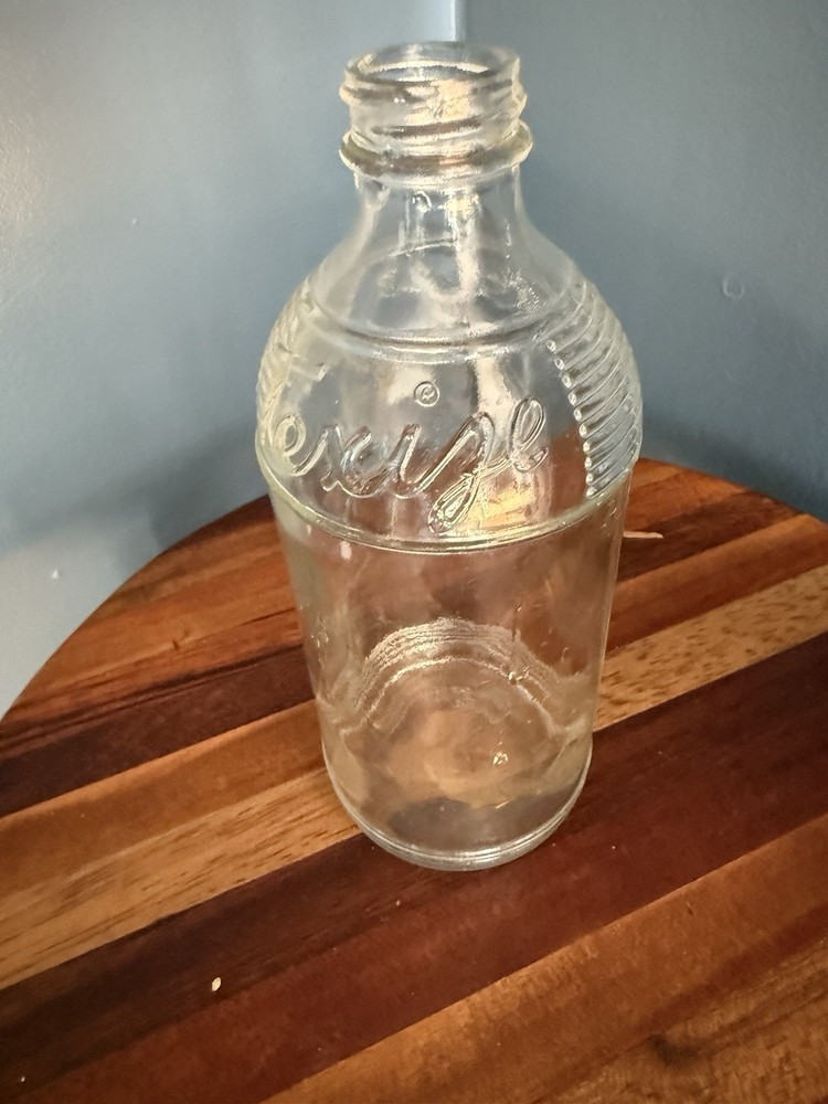 Texize Glass Bottle Embossed Ringed