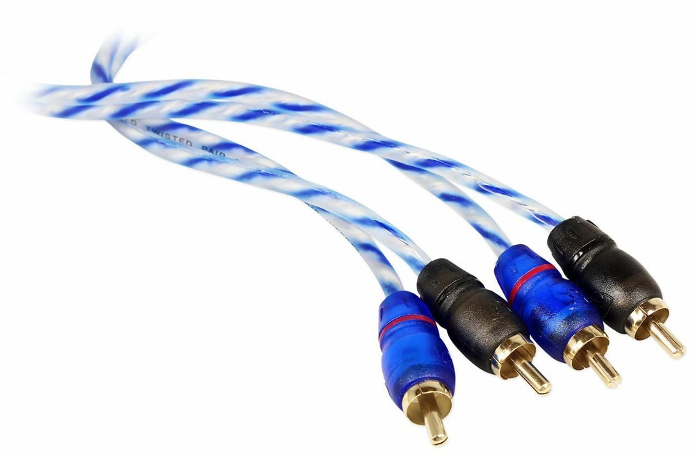 Hifonics HFXR 3-Way Active Crossover With Remote + 17' + 6' RCA Cables