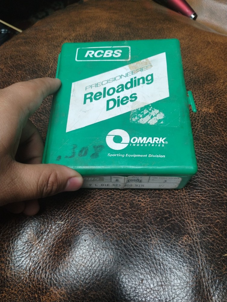 RCBS precisionneered reloading Dies .308 Win used and tested