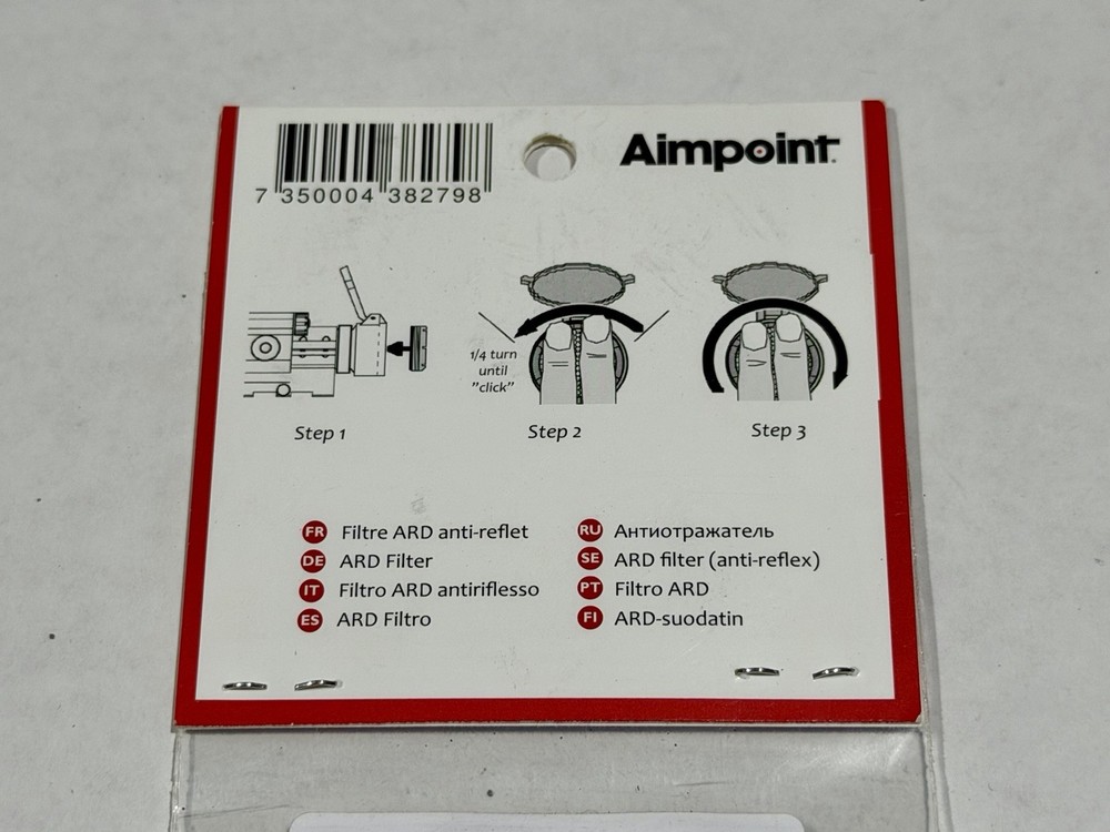 NEW Aimpoint M68-ARD KillFlash Red Dot Filter fits 30 mm