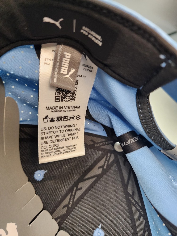 New Puma Golf Tech P Snapback Cap Hat Adjustable Snapback Vented Flex Delta