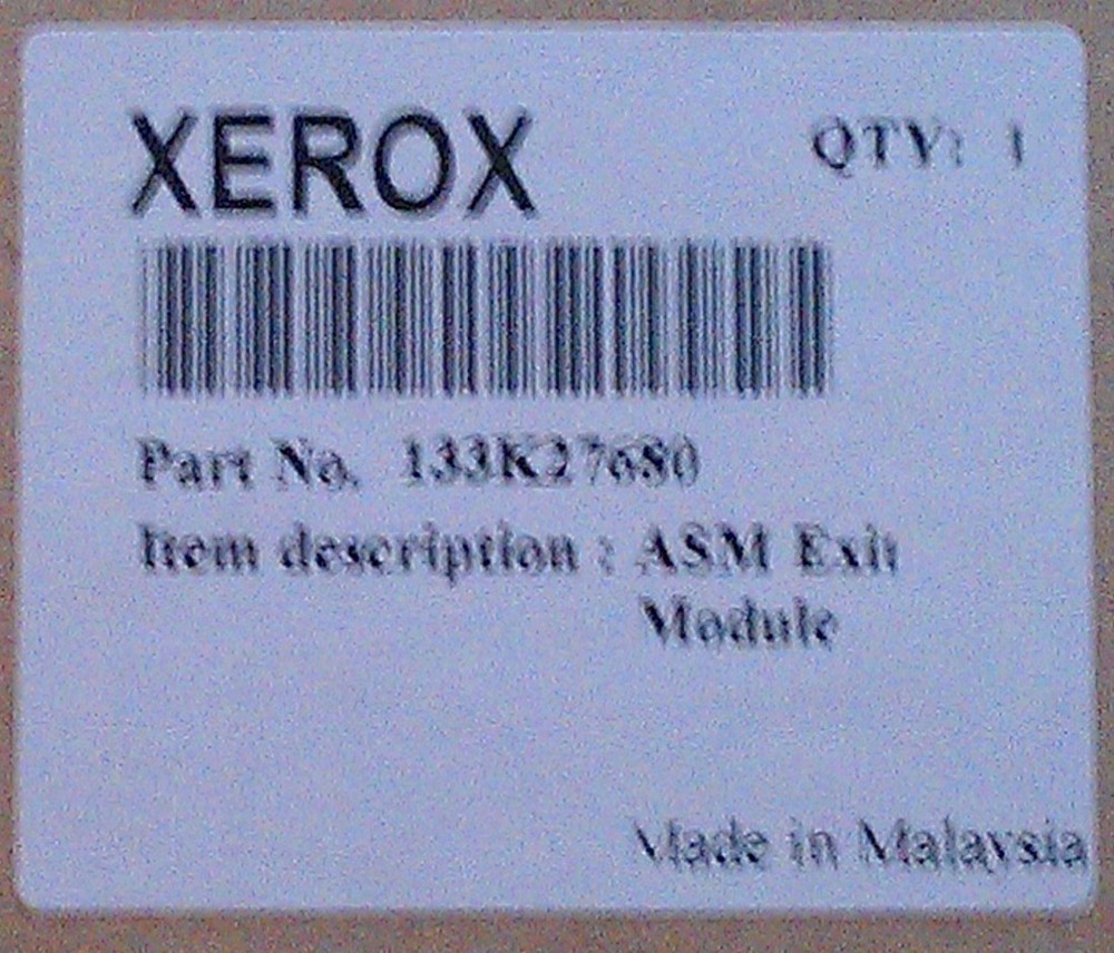 XEROX 133K27680 ASM Exit Module Phaser 8560 8560MFP NEW
