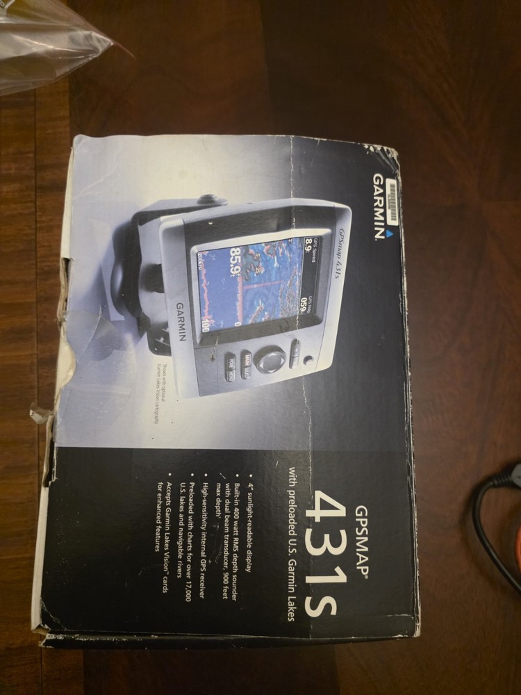 Mint GARMIN GPSmap 431S ChartPlotter GPS / Fishfinder - G2 Maps W Transducer