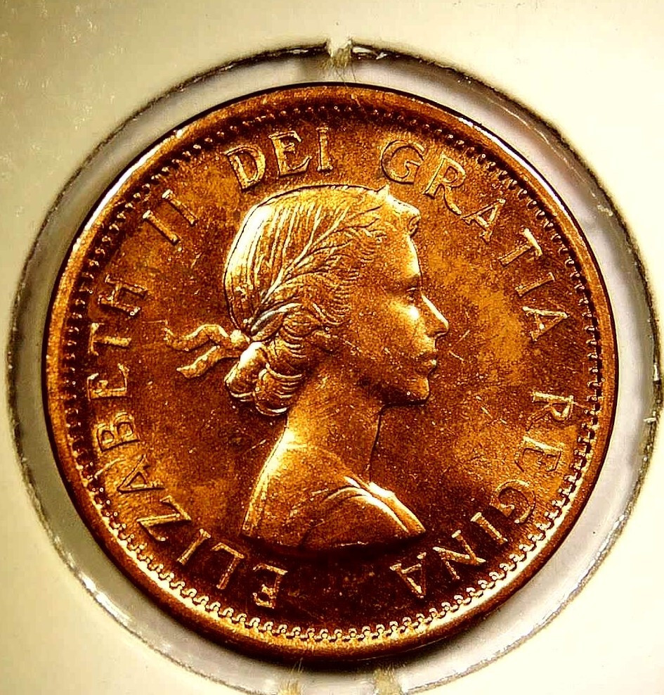 1959 Canada Cent Queen Elizabeth II