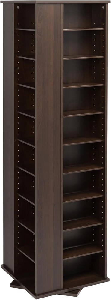 NEW Espresso Transitional Composite Media Cabinet