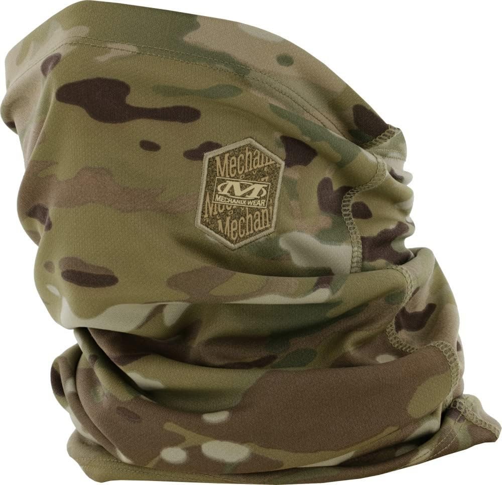 Durable Multicam Neck Gaiter for Men - Machine Washable & Multi-functional