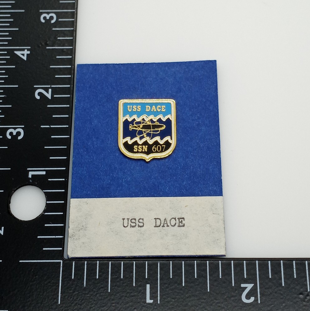 Vintage USS Dace  SSN-607 Unit Crest