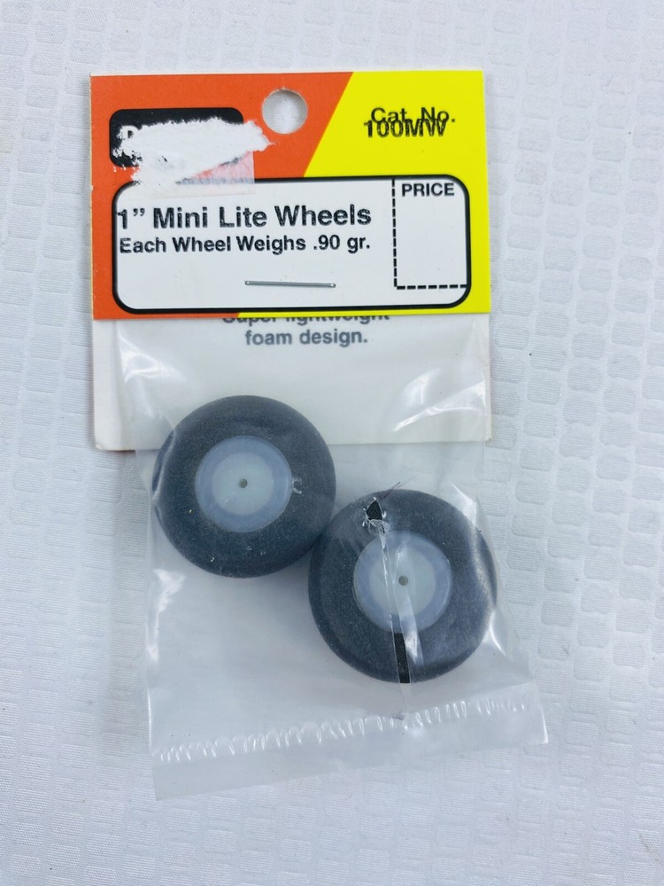 Du-Bro 1" Dia. Mini Lite Wheels Each Weights .90gr.  #100MW New
