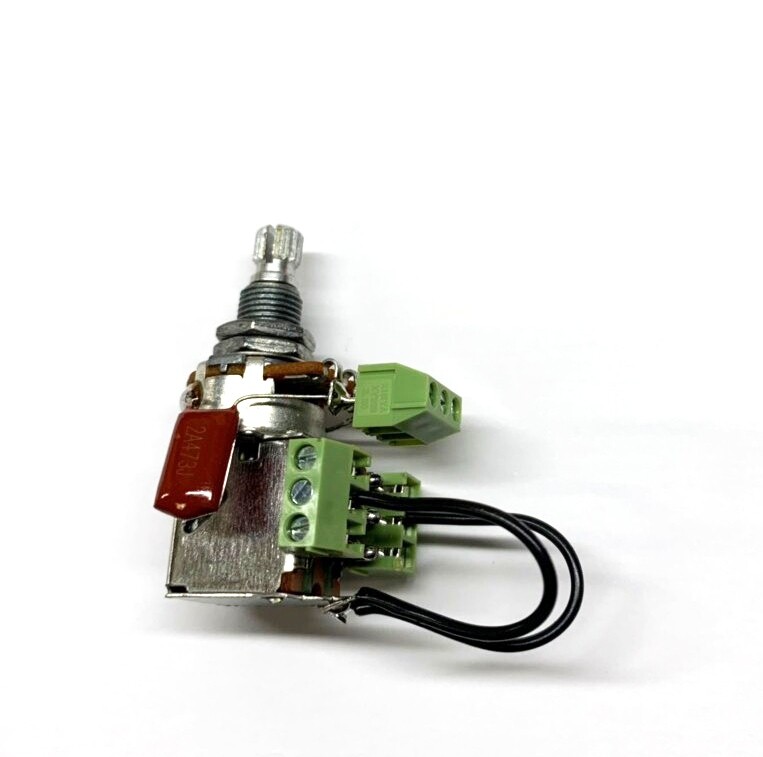 Solderless Potentiometer 500K TONE Push-Pull for Guitars by MIHADO